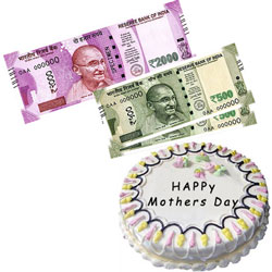 Cash - Rs. 3,001 with  cake - Click here to View more details about this Product